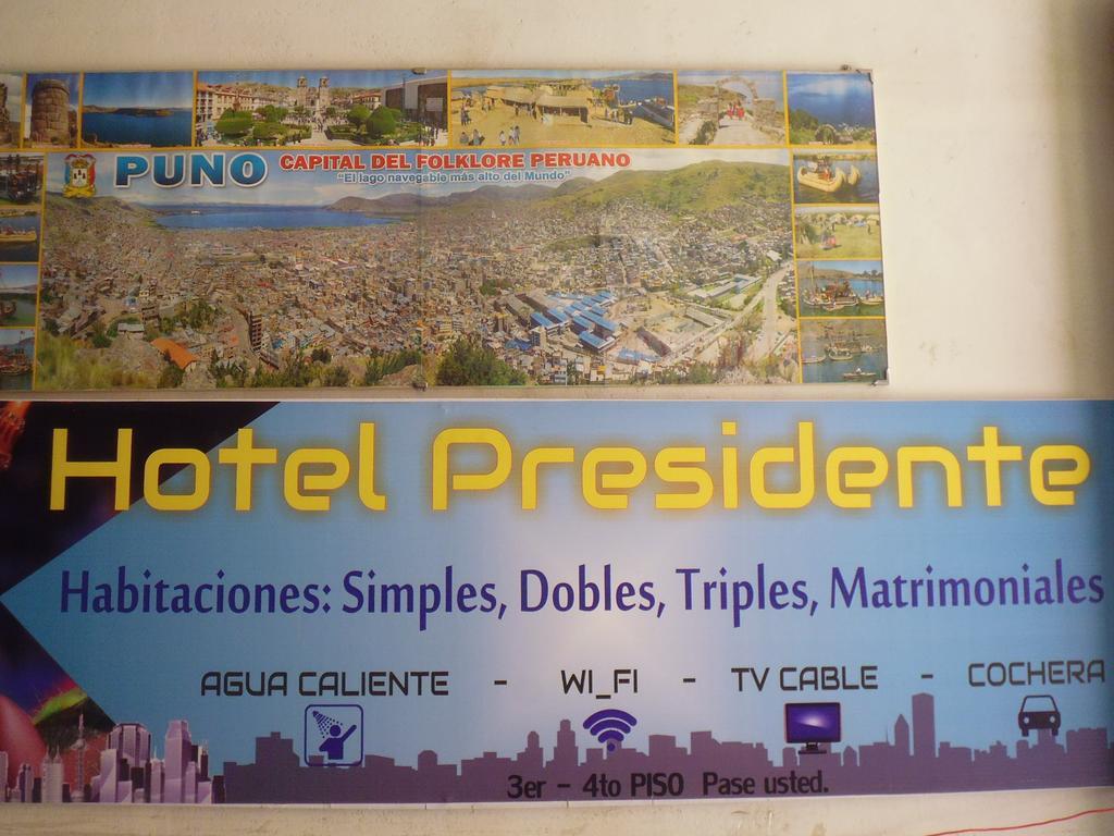 Presidente Inn Puno Buitenkant foto
